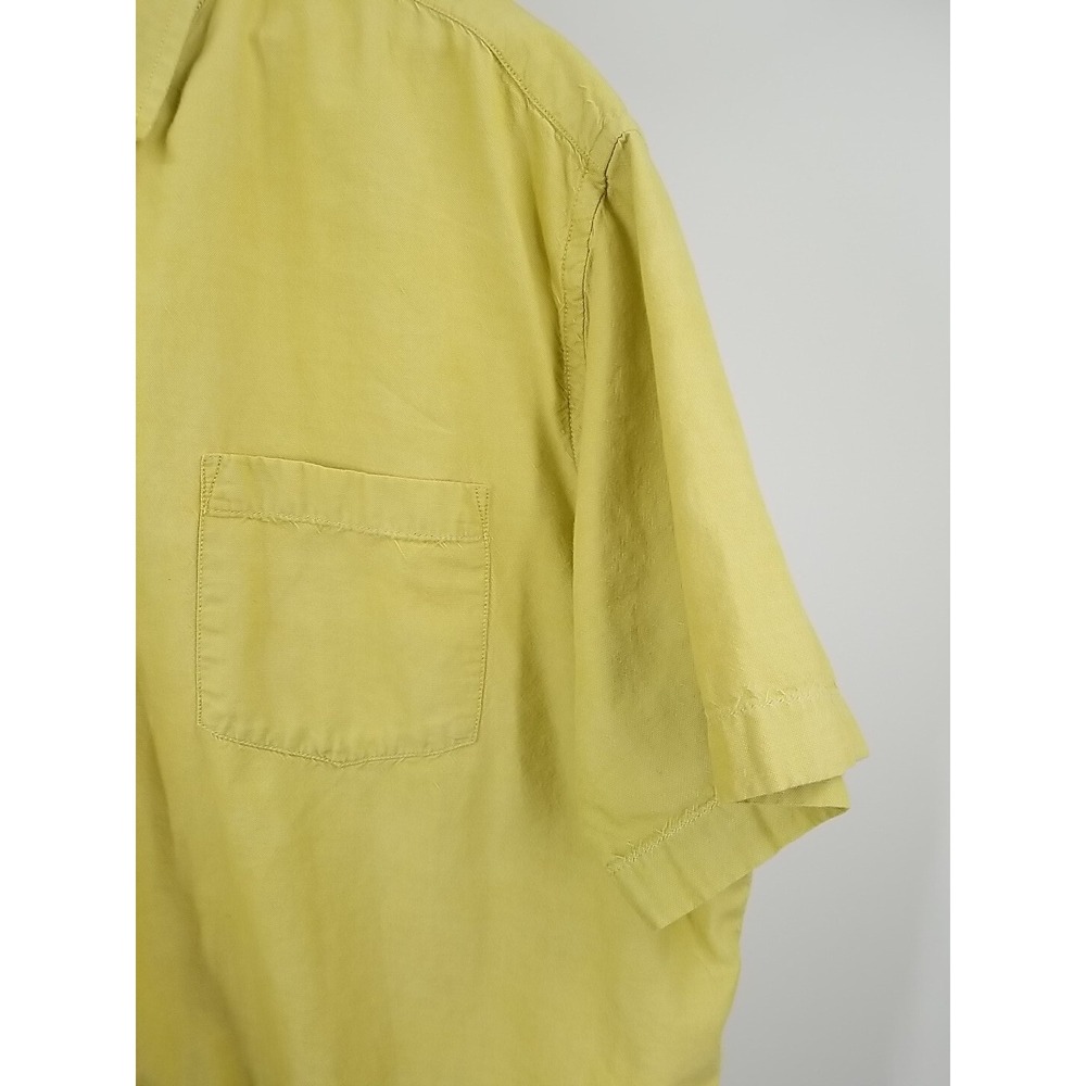 The Foundry Supply Co. Button-Down Shirt Men's 2XL Short Sleeve Green‎ - Picture 3 of 6